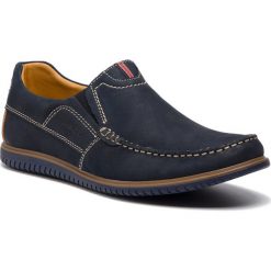 Półbuty LASOCKI FOR MEN - MB-RAMON-03 Navy. Niebieskie półbuty męskie Lasocki For Men, na co dzień, bez wzorów, ze skóry, eleganckie, bez zapięcia. Za 179,99 zł.