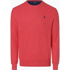 Polo Ralph Lauren - Sweter męski, pomarańczowy. Pomarańczowe swetry męskie Polo Ralph Lauren, xl, bez wzorów, z materiału, polo, bez kaptura. Za 649,95 zł.