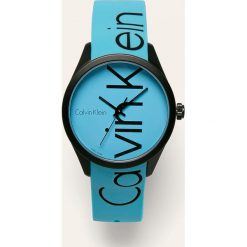 Calvin Klein - Zegarek K5E51TVN. Niebieskie zegarki damskie Calvin Klein, szklane. W wyprzedaży za 299,90 zł.