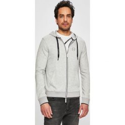 Armani Exchange - Bluza. Szare bluzy męskie Armani Exchange, s, bez wzorów, z elastanu, z kapturem, bez rękawów, z kapturem. Za 499,90 zł.