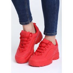 Czerwone Sneakersy Get This. Czerwone sneakersy damskie vices, z materiału. Za 89,99 zł.