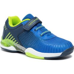 Sneakersy SPRANDI - CP23-5834 Blue. Niebieskie trampki chłopięce Sprandi, bez wzorów, ze skóry ekologicznej, na rzepy. Za 89,99 zł.