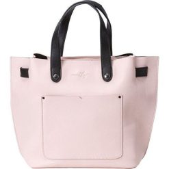 MEATFLY Damska torebka Alma 3 C- Powder Pink, Black. Różowe torebki klasyczne damskie Meatfly, w paski, na ramię, bez dodatków. W wyprzedaży za 168,00 zł.