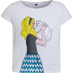 T-shirty chłopięce: Armani Junior Tshirt z nadrukiem bianco