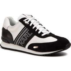 Sneakersy KARL LAGERFELD - KL51926 Black Lthr/Textile W/White. Czarne sneakersy męskie marki KARL LAGERFELD, na co dzień, bez wzorów, ze skóry, bez zapięcia. Za 839,00 zł.