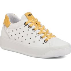 Sneakersy IGI&CO - 5157300 Torel/Latt. Białe półbuty damskie IGI&CO, na co dzień, bez wzorów, ze skóry, bez obcasa, bez zapięcia. W wyprzedaży za 299,00 zł.