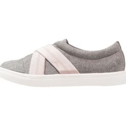 Lost Ink NARA CONTRAST ELASTIC SLIP ON Półbuty wsuwane grey. Szare półbuty damskie marki Lost Ink, z tworzywa sztucznego. W wyprzedaży za 141,75 zł.