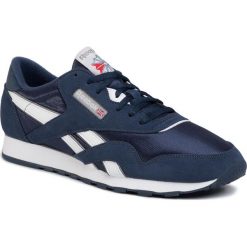 Buty Reebok - Cl Nylon FV1595 Panton/Panton/None. Niebieskie półbuty męskie Reebok, na co dzień, bez wzorów, z zamszu, eleganckie, bez zapięcia. Za 269,00 zł.