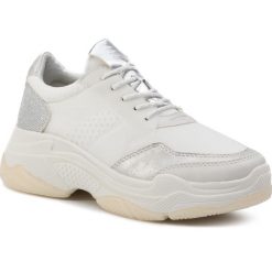 Sneakersy S.OLIVER - 5-23635-22 White/Silver 193. Białe półbuty damskie S.Oliver, ze skóry ekologicznej. W wyprzedaży za 179,00 zł.