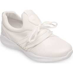 Buty sportowe damskie N/M BM1920 Białe. Białe buty sportowe damskie N/M, bez wzorów, z tworzywa sztucznego, sportowe, trekkingowe. Za 65,00 zł.