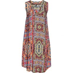 Sukienki: Sukienka z wiskozy bonprix khaki z nadrukiem