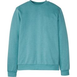 Bluza z okrągłym dekoltem bonprix zieleń morska. Zielone bluzy męskie bonprix, s, z dzianiny, z okrągłym kołnierzem. Za 49,99 zł.