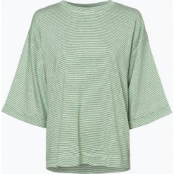 Calvin Klein Womenswear - Koszulka damska z dodatkiem lnu, niebieski. Niebieskie koszulki damskie marki Calvin Klein Womenswear, xl, w paski, z materiału, bez kołnierzyka. Za 299,95 zł.