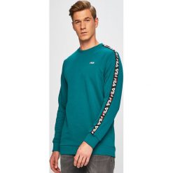 Fila - Bluza. Białe bluzy męskie Fila, m, z nadrukiem, z bawełny, z okrągłym kołnierzem, bez rękawów, bez kaptura. W wyprzedaży za 179,90 zł.