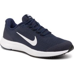 Buty NIKE - Runallday 898464 404 Midnight Navy/White. Niebieskie buty sportowe męskie Nike, z tworzywa sztucznego, bez zapięcia, do biegania. Za 259,00 zł.