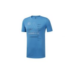 T-shirty z krótkim rękawem Reebok Sport Koszulka Workout Ready Graphic. Niebieskie koszulki męskie Reebok Sport, s, bez wzorów, sportowe, bez kołnierzyka, z krótkim rękawem, krótkie. Za 89,95 zł.