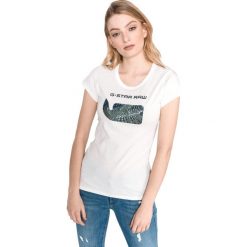 G-Star RAW Graphic 18 Koszulka Biały. Białe koszulki damskie G-Star RAW, l, z nadrukiem, z bawełny, bez kołnierzyka. Za 145,95 zł.