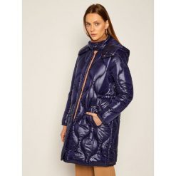 Kurtka puchowa Trussardi Jeans Quilted 56S00493. Brązowe kurtki damskie Trussardi Jeans, s, bez wzorów, z jeansu, bez kaptura. Za 1329,00 zł.