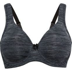 Biustonosz t-shirt bonprix szary melanż. Szare biustonosze bonprix, bez wzorów. Za 54,99 zł.