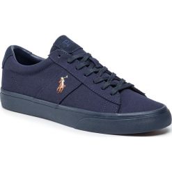 Tenisówki POLO RALPH LAUREN - Sayer 816764497001 Navy. Niebieskie półbuty męskie Polo Ralph Lauren, bez wzorów, z zamszu, bez zapięcia. Za 359,00 zł.