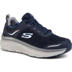 Sneakersy SKECHERS - D'Lux Walker 232044/NVGY Navy/Grey. Niebieskie sneakersy męskie Skechers, bez zapięcia. Za 319,00 zł.