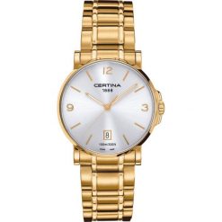 ZEGAREK CERTINA DS CAIMANO C017.410.33.037.00. Szare zegarki męskie CERTINA, złote. Za 1690,00 zł.