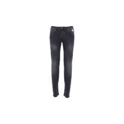 Jeansy slim fit Roy Rogers 529 SUPERIOR. Czarne jeansy męskie Roy Rogers, m, bez wzorów. Za 676,75 zł.