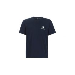 T-shirty z krótkim rękawem Converse LEFT CHEST STAR CHEVRON. Niebieskie t-shirty męskie Converse, s, bez wzorów, retro, bez kołnierzyka, krótkie. Za 89,00 zł.