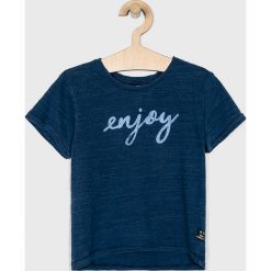Blukids - T-shirt dziecięcy 98-134 cm. Niebieskie t-shirty chłopięce Blukids, z nadrukiem, z bawełny, bez rękawów. W wyprzedaży za 29,90 zł.
