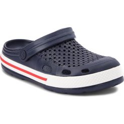 Chodaki damskie: Klapki COQUI - Lindo 6413 Navy/White