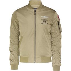 Kurtka AERONAUTICA MILITARE. Zielone płaszcze męskie Aeronautica Militare, moro, militarne, bez kaptura. Za 1320,00 zł.
