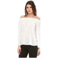 Fornarina Panie Bluzka Hatty- White Blusa (Rozmiar L). Białe bluzki damskie marki Fornarina, l, bez wzorów, eleganckie, bez kołnierzyka, bez rękawów. W wyprzedaży za 141,00 zł.