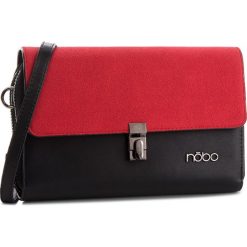 Torebka NOBO - NBAG-F2350-C020 Czarny Z Czerwonym. Czerwone torebki klasyczne damskie Nobo, bez wzorów, ze skóry ekologicznej, bez dodatków. W wyprzedaży za 139,00 zł.