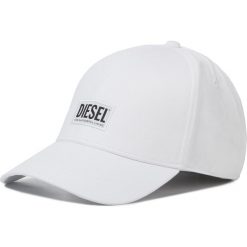 Czapka z daszkiem DIESEL - Corry Hat 00SYQ9 0BAUI 100 Bright White. Białe czapki męskie Diesel, bez wzorów, z bawełny. W wyprzedaży za 149,00 zł.