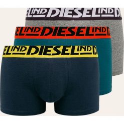 Diesel - Bokserki (3-pack). Szare bokserki męskie Diesel, z elastanu. W wyprzedaży za 129,90 zł.