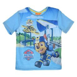 T-shirty chłopięce z długim rękawem: Koszulka „Paw Patrol” w kolorze niebieskim