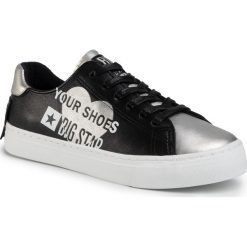 Sneakersy BIG STAR - EE274240 Black/Silver. Czarne półbuty damskie BIG STAR, ze skóry ekologicznej. Za 109,00 zł.