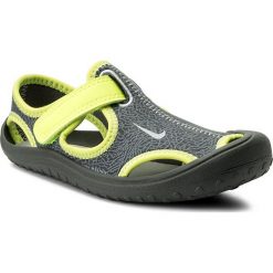 Sandały NIKE - Sunray Protect (PS) 903631 002 Dark Grey/Wolf Grey-Volt. Szare sandały chłopięce marki Nike, z materiału. Za 119,00 zł.