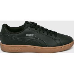 Puma - Buty Smash v2. Czarne sneakersy męskie Puma, na sznurówki. W wyprzedaży za 139,90 zł.