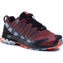 Trekkingi SALOMON - Xa Pro 3D V8 411176 27 V0 Madder Brown/Ebony/Quarry. Czerwone trapery męskie Salomon, z tworzywa sztucznego, bez zapięcia. Za 569,00 zł.