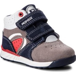 Sneakersy PRIMIGI - 2448611 M Grigio/Navy. Szare trampki chłopięce marki Primigi, bez wzorów, z zamszu, bez zapięcia. W wyprzedaży za 179,00 zł.