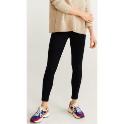 Mango - Legginsy Legie4. Czarne spodnie damskie Mango, s, z elastanu. Za 89,90 zł.