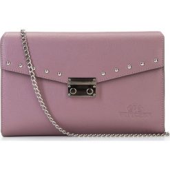 Torebka damska 87-4-161-F. Fioletowe torebki klasyczne damskie Wittchen, w paski, z tkaniny, eleganckie, bez dodatków. Za 299,00 zł.