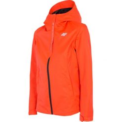 Kurtka miejska damska KUD300 - czerwony neon. Czerwone kurtki damskie 4f, m, bez wzorów, bez kaptura. W wyprzedaży za 199,99 zł.