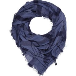 Chusty damskie: Barbour TWO TONE TARTAN WRAP Chusta navy