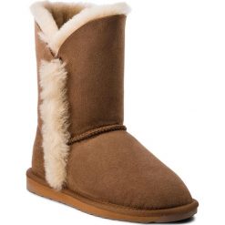 Buty EMU AUSTRALIA - Kolora Lo W11903 Chestnut. Pomarańczowe kozaki damskie EMU Australia, ze skóry, klasyczne, bez obcasa, bez zapięcia. W wyprzedaży za 409,00 zł.