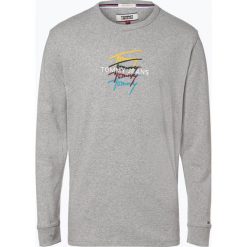 Tommy Jeans - Męska bluza nierozpinana, szary. Szare bejsbolówki męskie Tommy Jeans, m, z haftami, z jeansu. Za 249,95 zł.