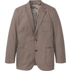 Marynarka bawełniana bonprix jasnobrązowy melanż. Pomarańczowe marynarki męskie bonprix, m, bez wzorów, z bawełny. Za 179,99 zł.