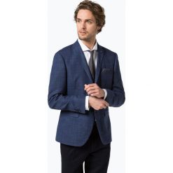 Marynarki męskie: Pierre Cardin – Marynarka męska z dodatkiem lnu – Ralf, niebieski