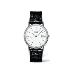 LONGINES LES GRANDES L4.790.4.12.2. Białe zegarki męskie marki LONGINES, ze stali. Za 2910,00 zł.